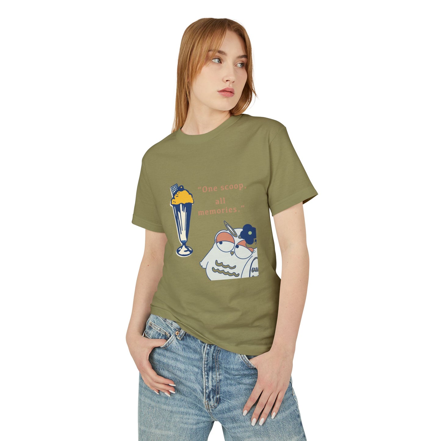 Memory-Making Ice Cream Tee: Unisex Garment-Dyed Heavyweight Cotton Shirt, Summer Fashion, Gifts for Friends, Cute Casual Wear, Family [...]