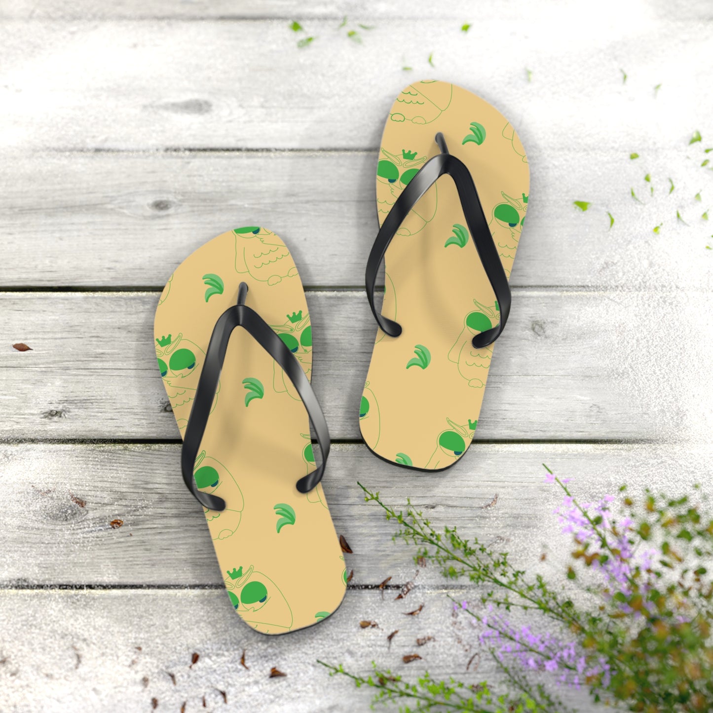 Summer Vibes Flip Flops, Beach Sandals, Vacation Footwear, Tropical Accessories, Summer Footwear, Casual Walking Sandals