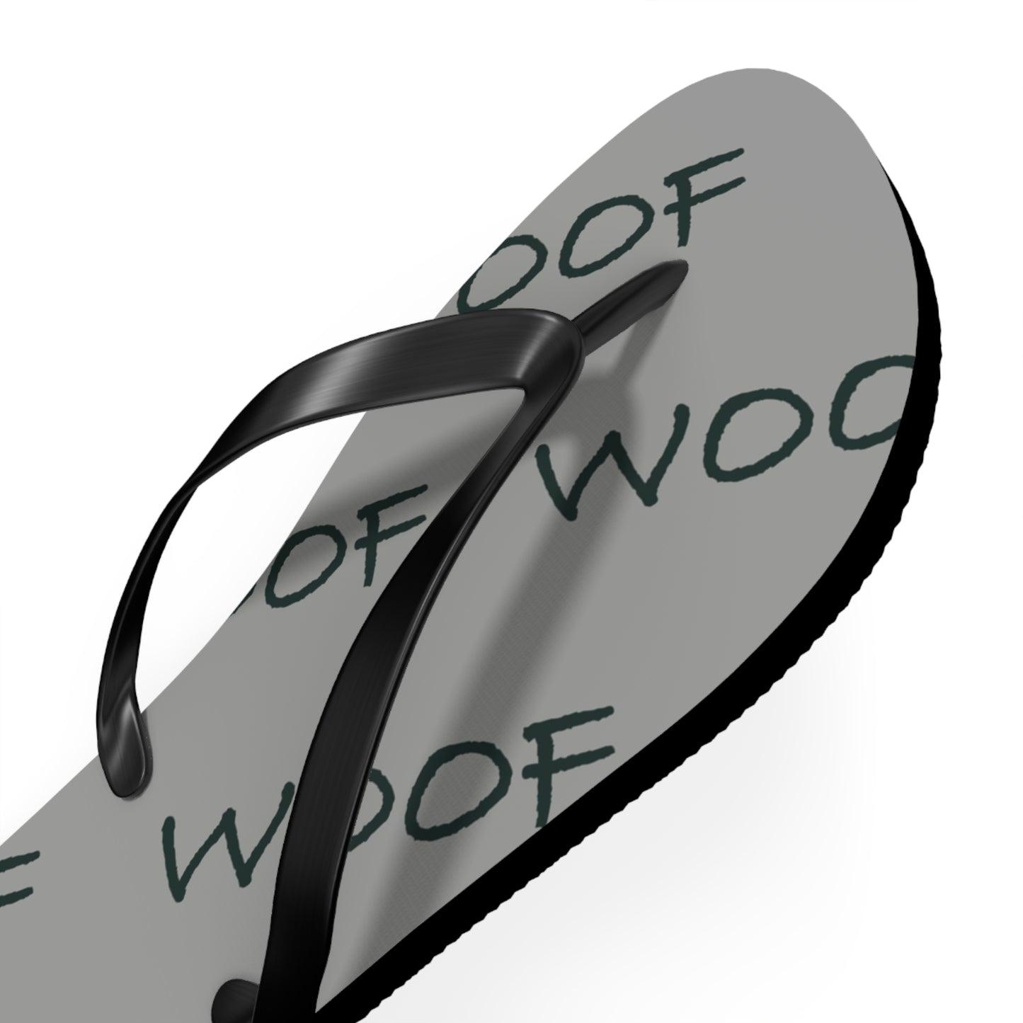 Woof Flip Flops | Fun Pet Lover Sandals for Beach Days, Summer Vibes, Dog Lover Gifts, Casual Footwear, Animal-Themed Summer Gear