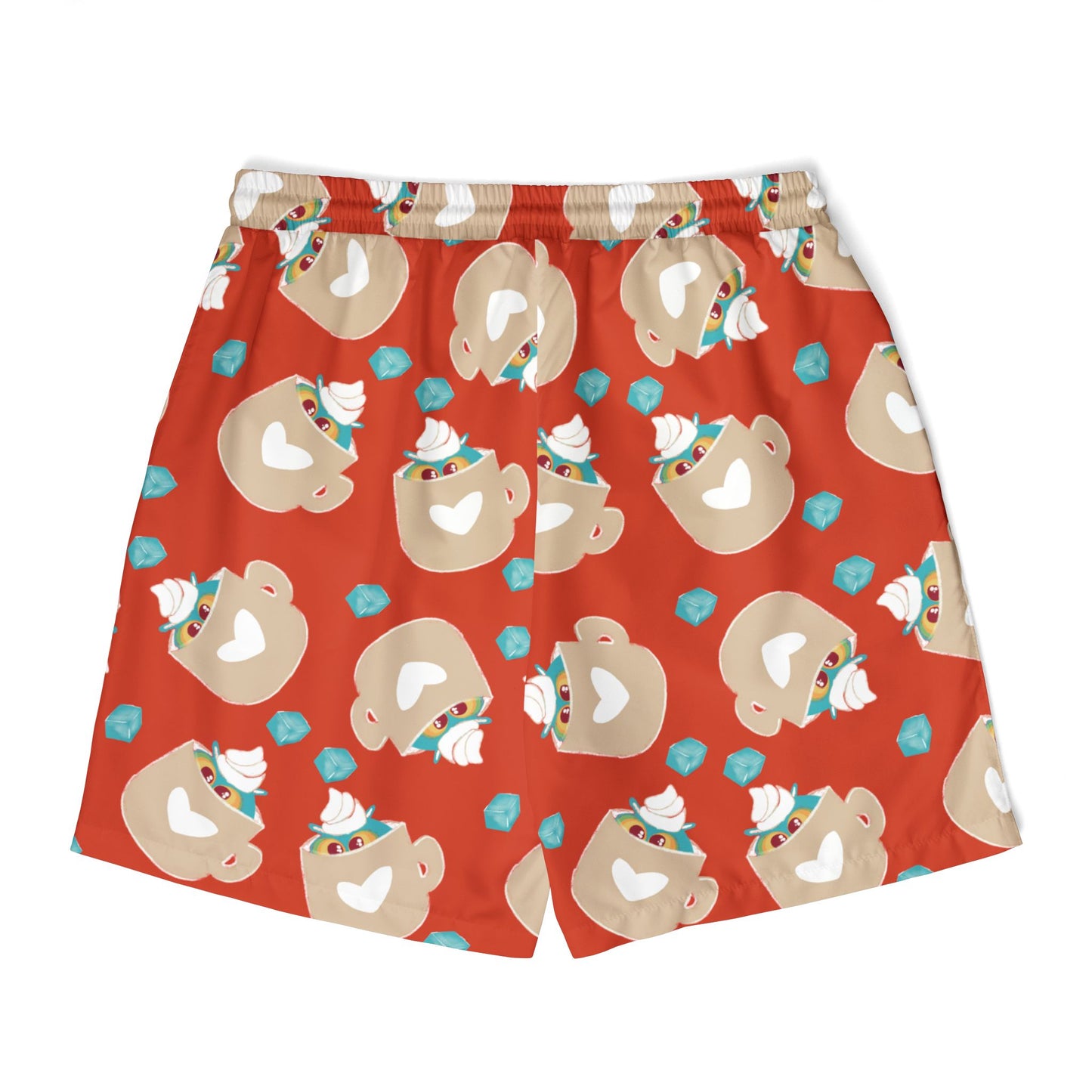 Fun Bear Print Swim Shorts for Summer, Beachwear, Swimwear for Kids and Adults, Pool Party Shorts, Perfect for Vacations