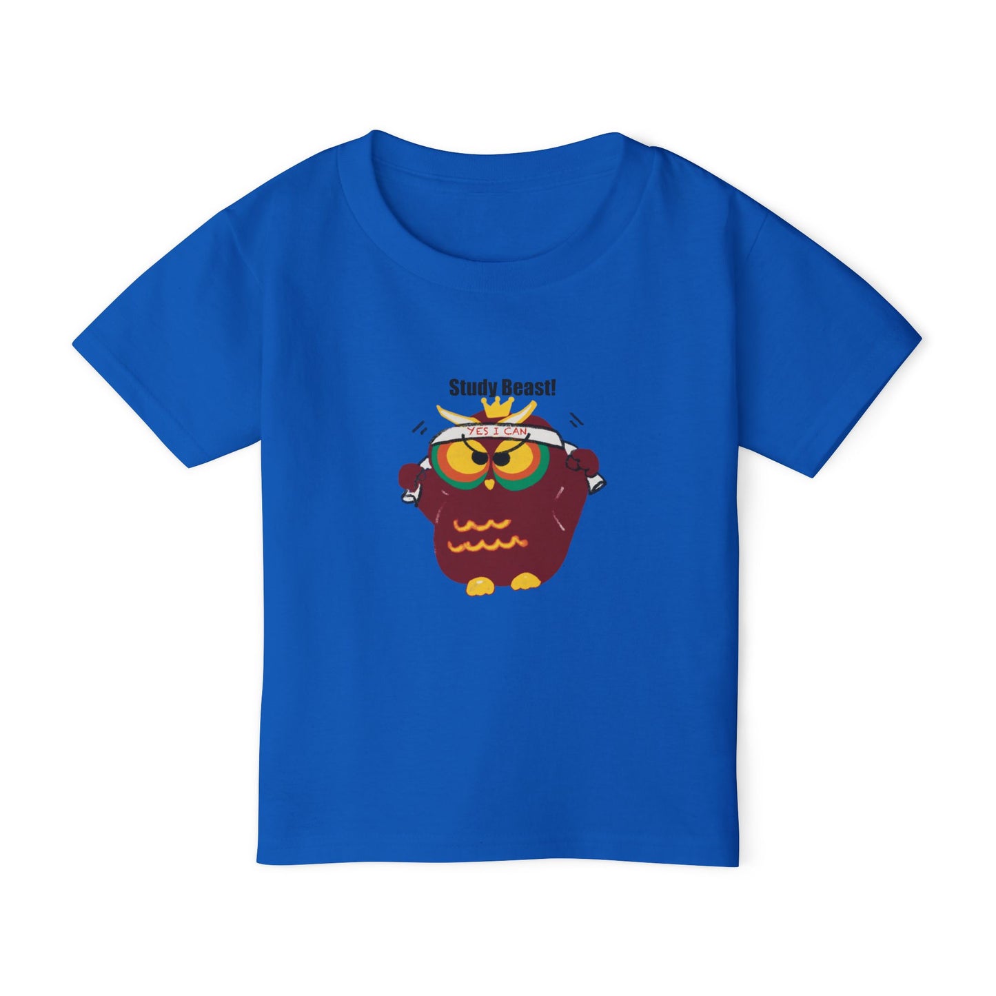 Study Beast Toddler T-Shirt, Cute Kids Gift, Back-to-School Shirt, Owl Graphic Tee, Fun Learning Outfit, Nursery Apparel