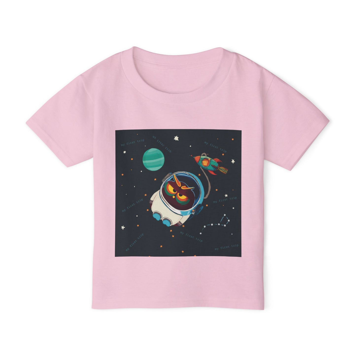 Space-Themed Toddler T-Shirt, Cute Kid's Tee, Galaxy Shirt, Toddler Spaceship Tee, Fun Gift for Birthdays, Playdate Outfit, Astronaut Design