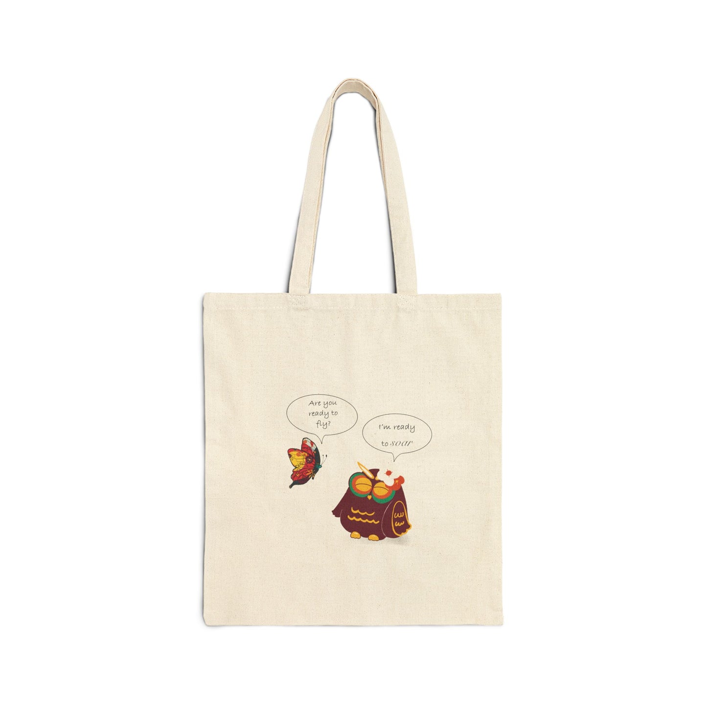 Whimsical Owl Cotton Canvas Tote Bag, Cute Owl Bag, Eco-Friendly Shopping Tote, Animal Lover Gift, Nature-Inspired Accessory, Fun [...]