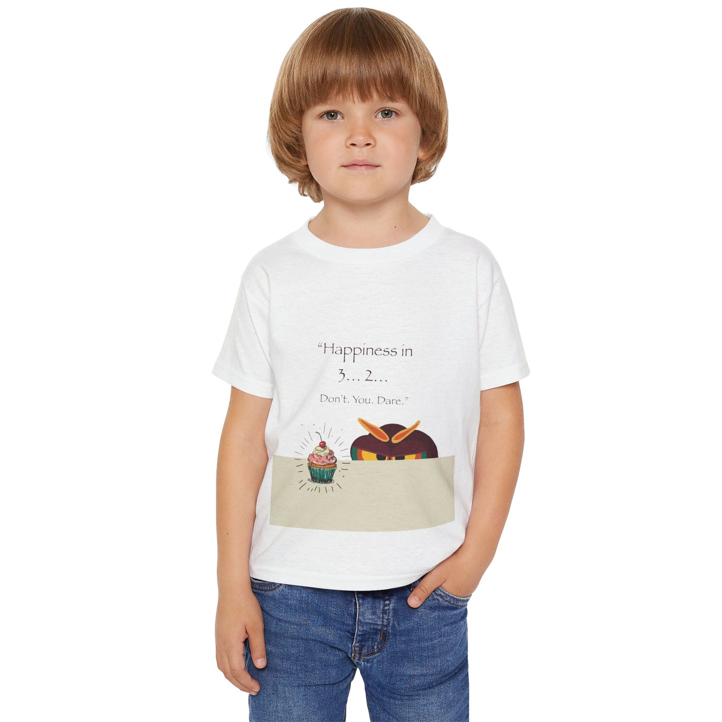Cute Toddler T-shirt with 'Happiness in 1, 2, Can't You See?' Design, Kids' Birthday Gift, Fun Playtime Tee, Adorable Cotton Shirt, [...]