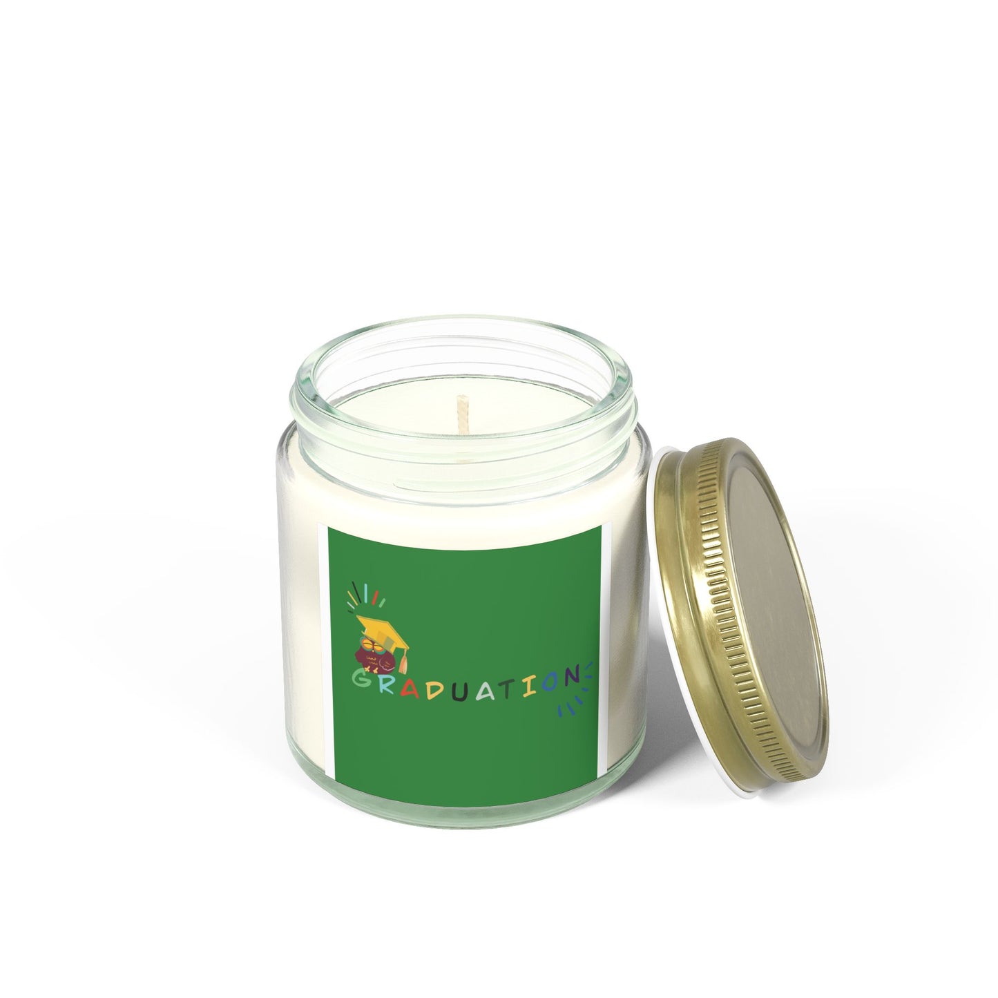 Graduation Scented Candle - Coconut Apricot Wax (4oz, 9oz)