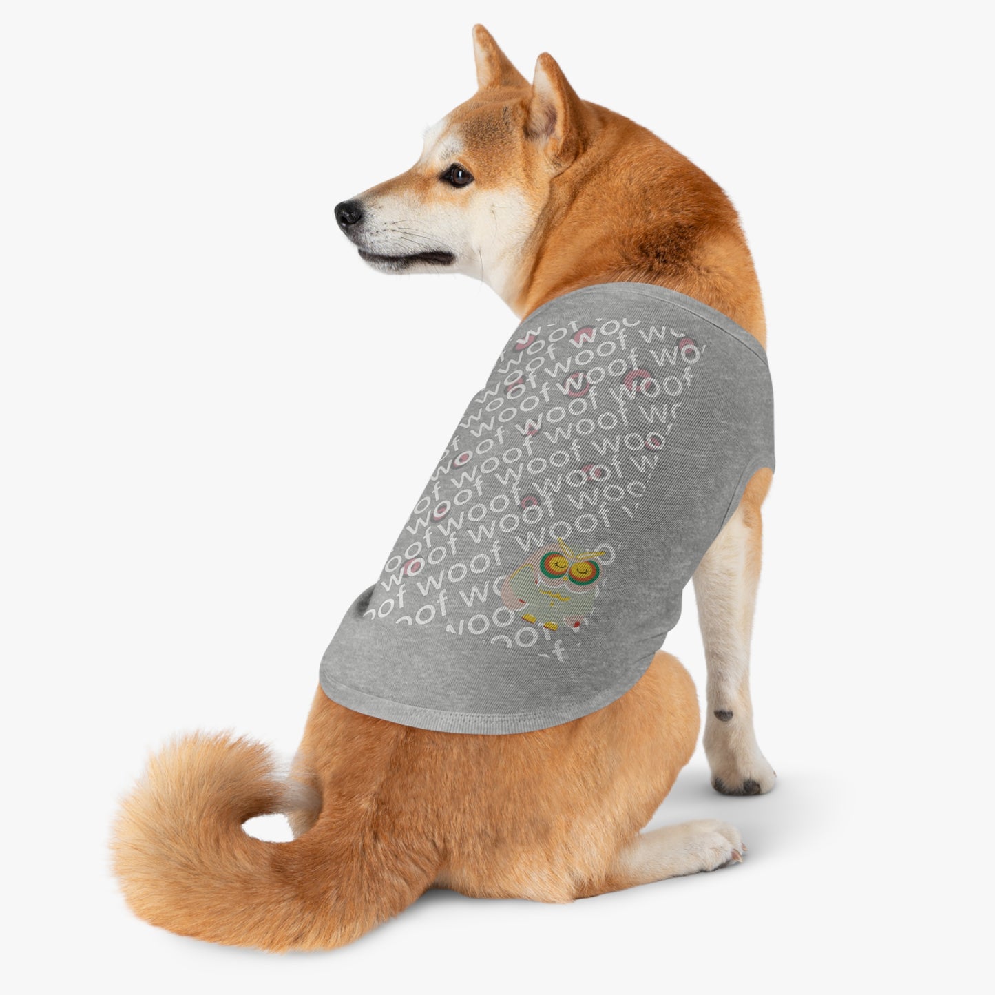 Woof Stylish Pet Tank Top | Cute Dog Apparel, Pet Clothing, Summer Dog Wear, Dog Lovers Gift, Funny Pet Tank