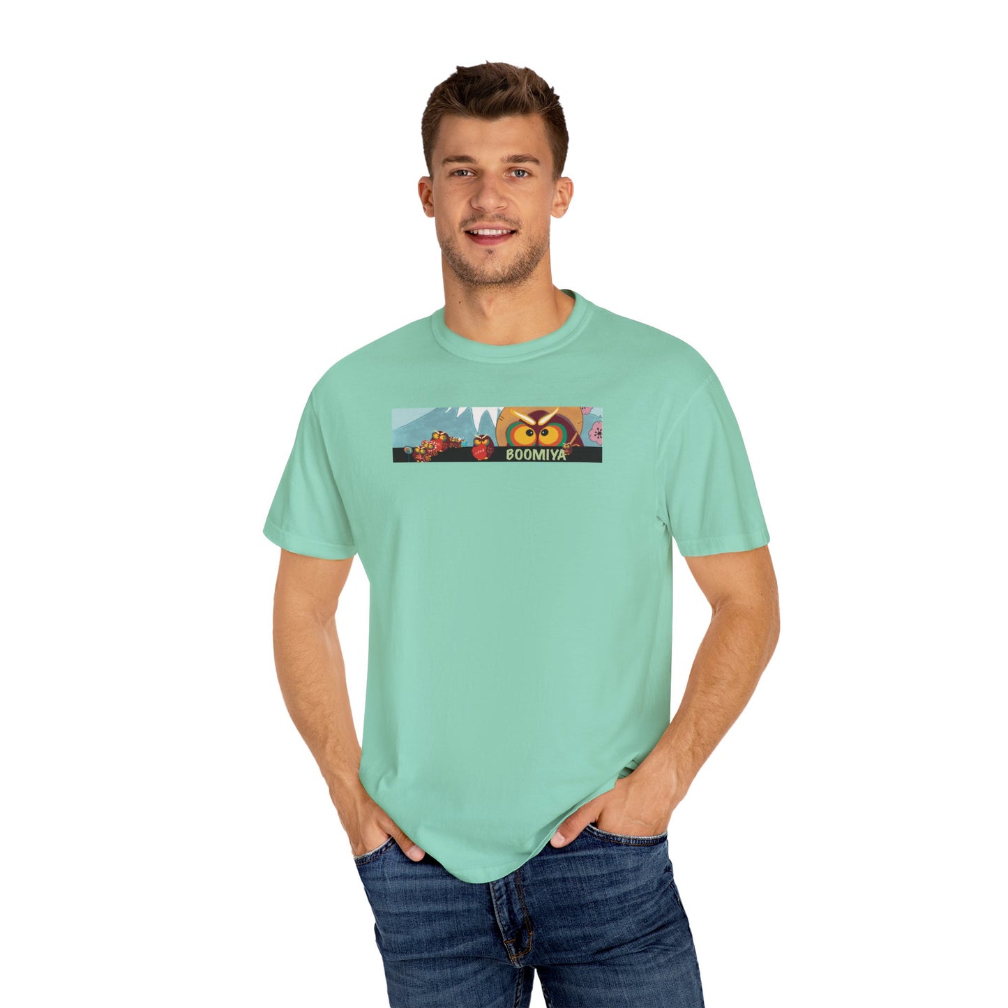 Boomiya Unisex Garment-Dyed T-shirt - Fun & Playful Graphic Tee