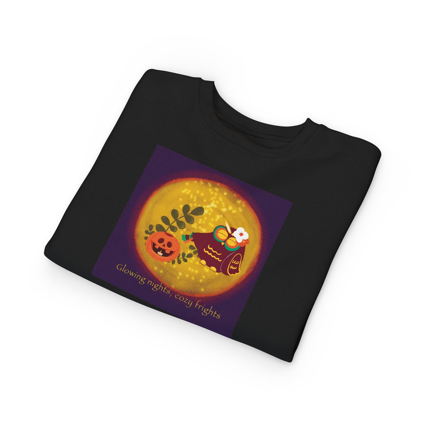 Cozy Halloween Toddler Sweatshirt, Adorable Kids Fall Fashion, Pumpkin Design, Perfect for Autumn Celebrations, Cute Gift Idea