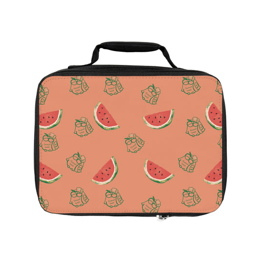Whimsical Watermelon Lunch Bag, Cute Insulated Carrier for Kids, School or Work, Picnic Essential, Eco-Friendly Design