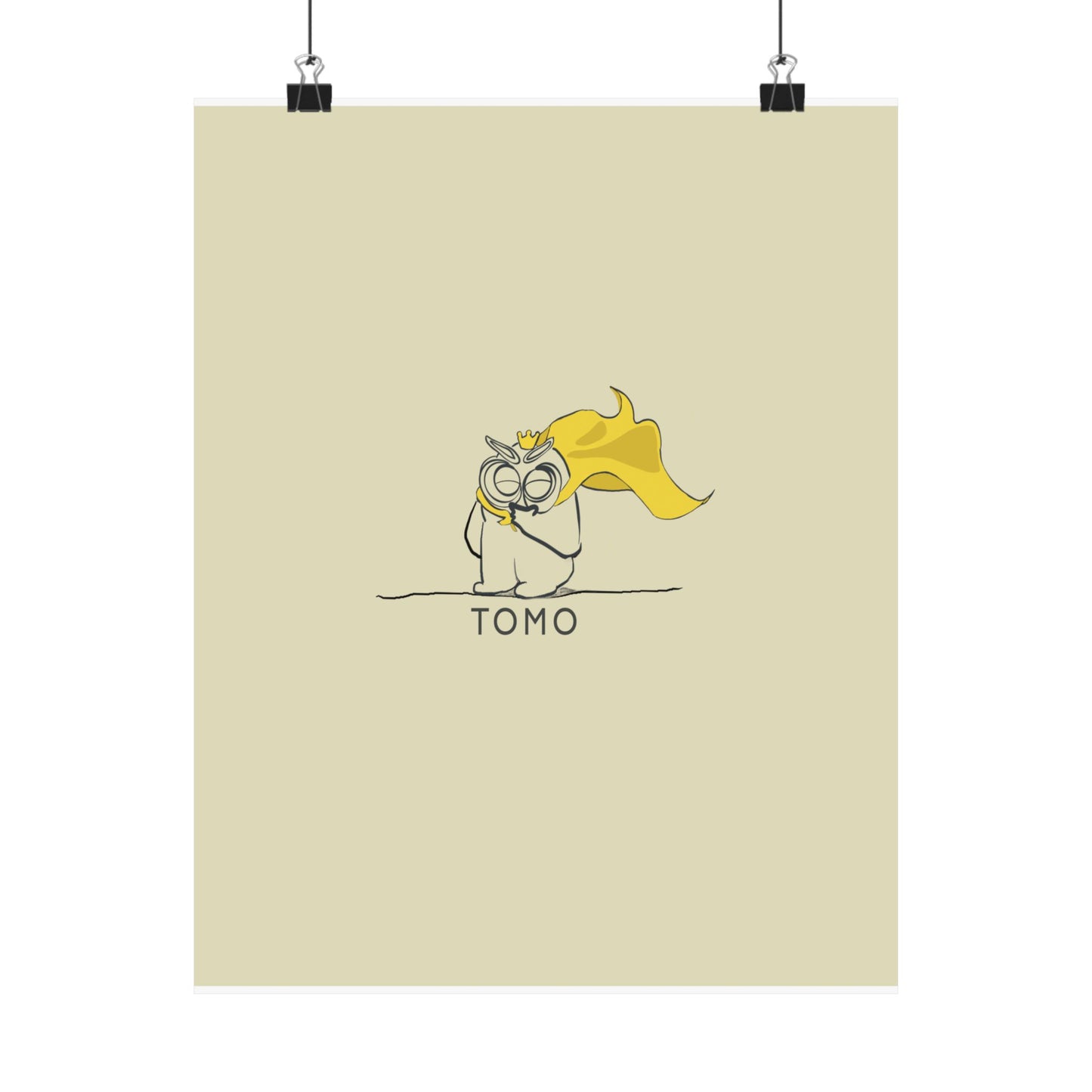 Tomo  Owl Poster | Boomiya Illustration