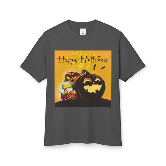 Happy Halloween Unisex Tee, Spooky Shirt, Fall Fashion, Halloween Party Wear, Gift for Pumpkin Lovers, Cozy Casual T-Shirt
