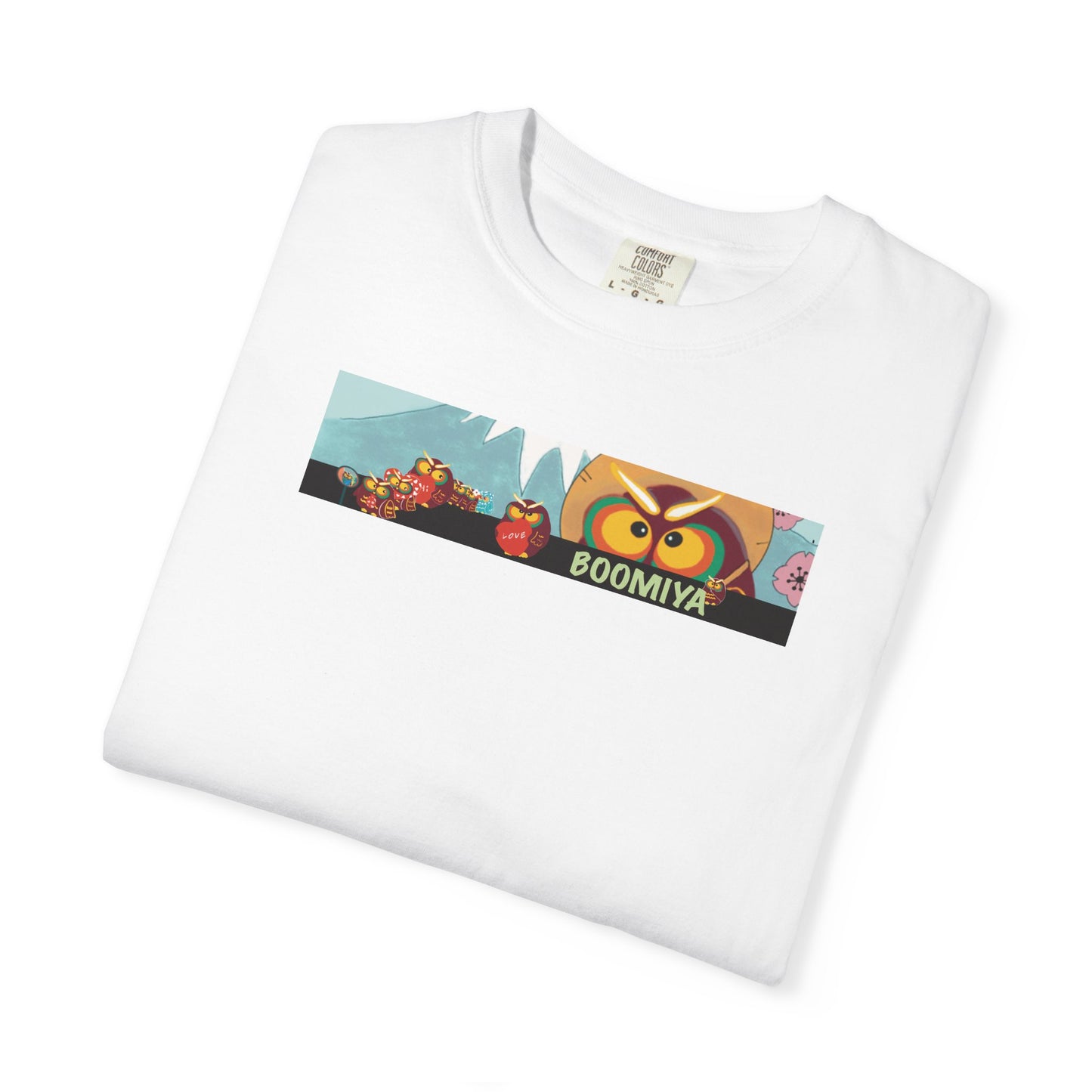 Boomiya Unisex Garment-Dyed T-shirt - Fun & Playful Graphic Tee