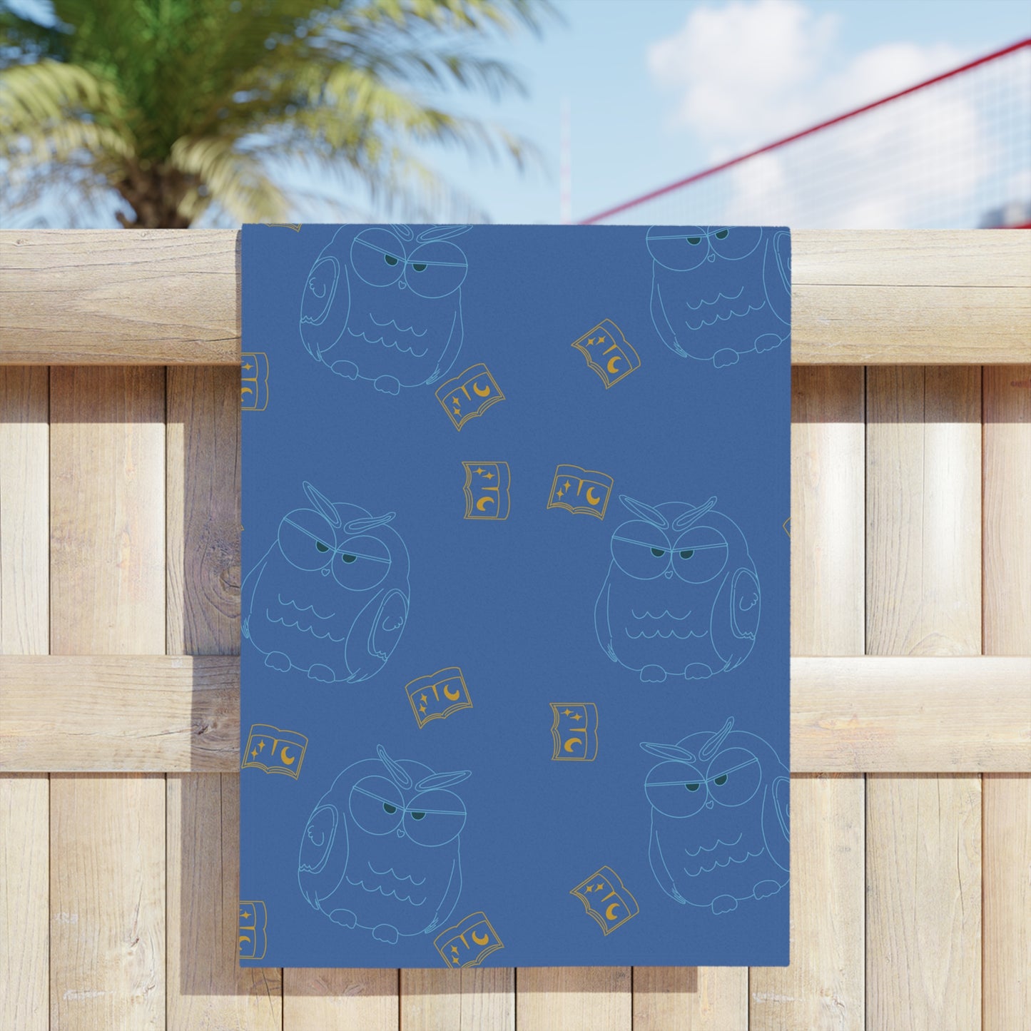Owl Print Beach Towels, Fun Summer Towels, Kids Beach Gear, Poolside Essentials, Unique Gift for Beach Lovers