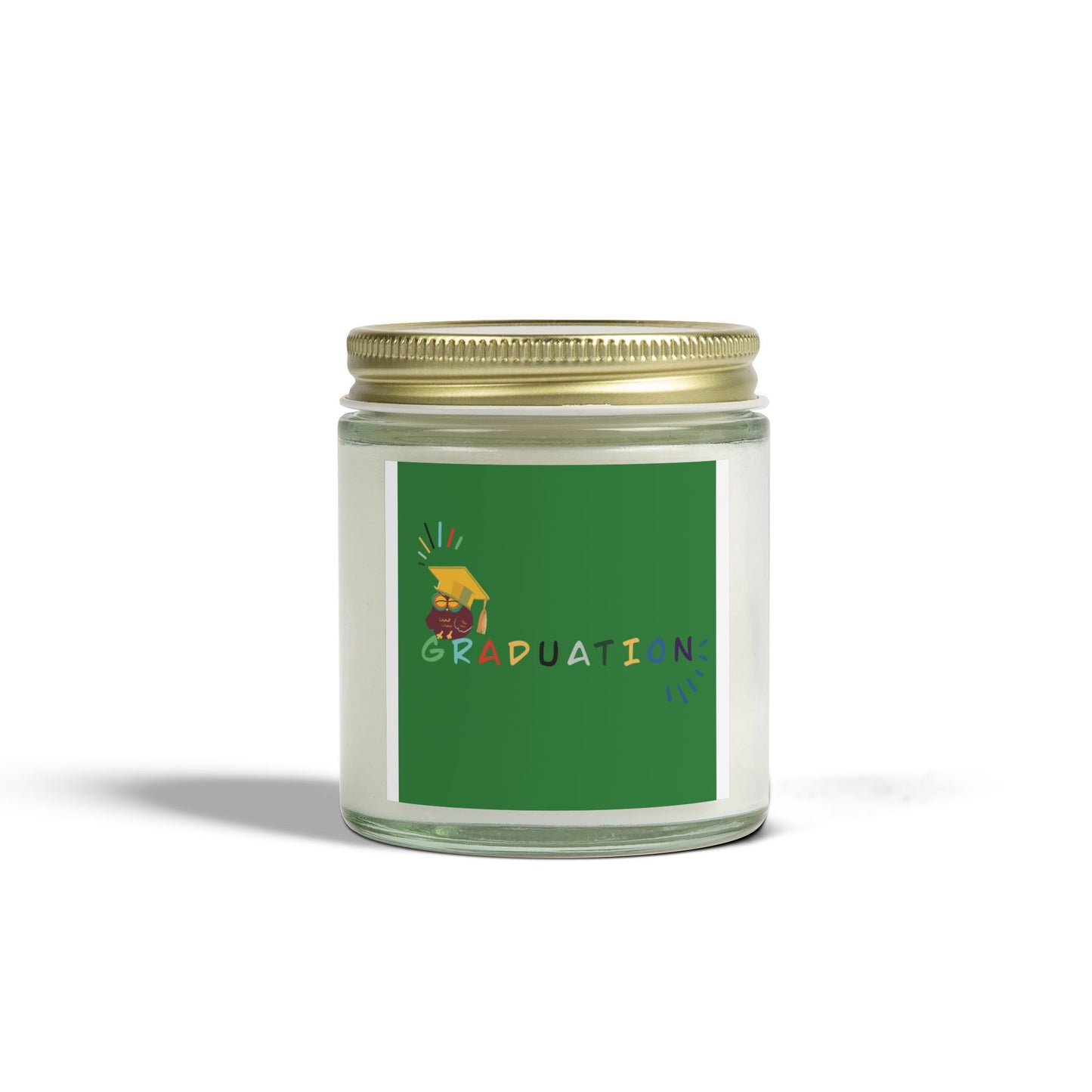 Graduation Scented Candle - Coconut Apricot Wax (4oz, 9oz)