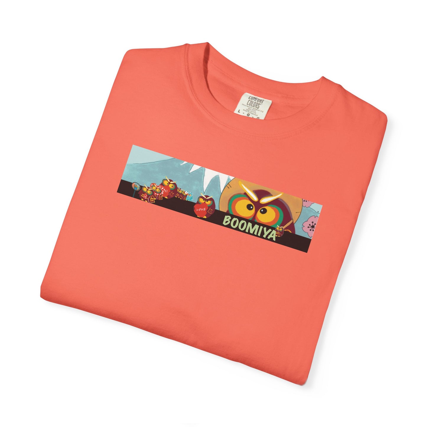 Boomiya Unisex Garment-Dyed T-shirt - Fun & Playful Graphic Tee