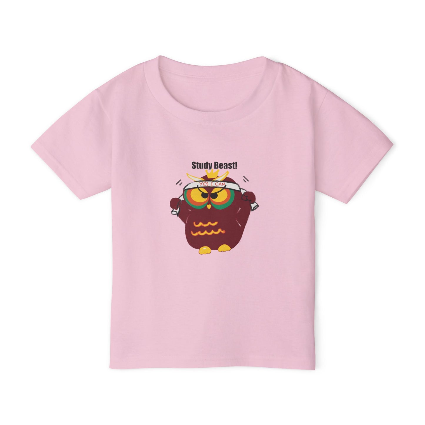 Study Beast Toddler T-Shirt, Cute Kids Gift, Back-to-School Shirt, Owl Graphic Tee, Fun Learning Outfit, Nursery Apparel