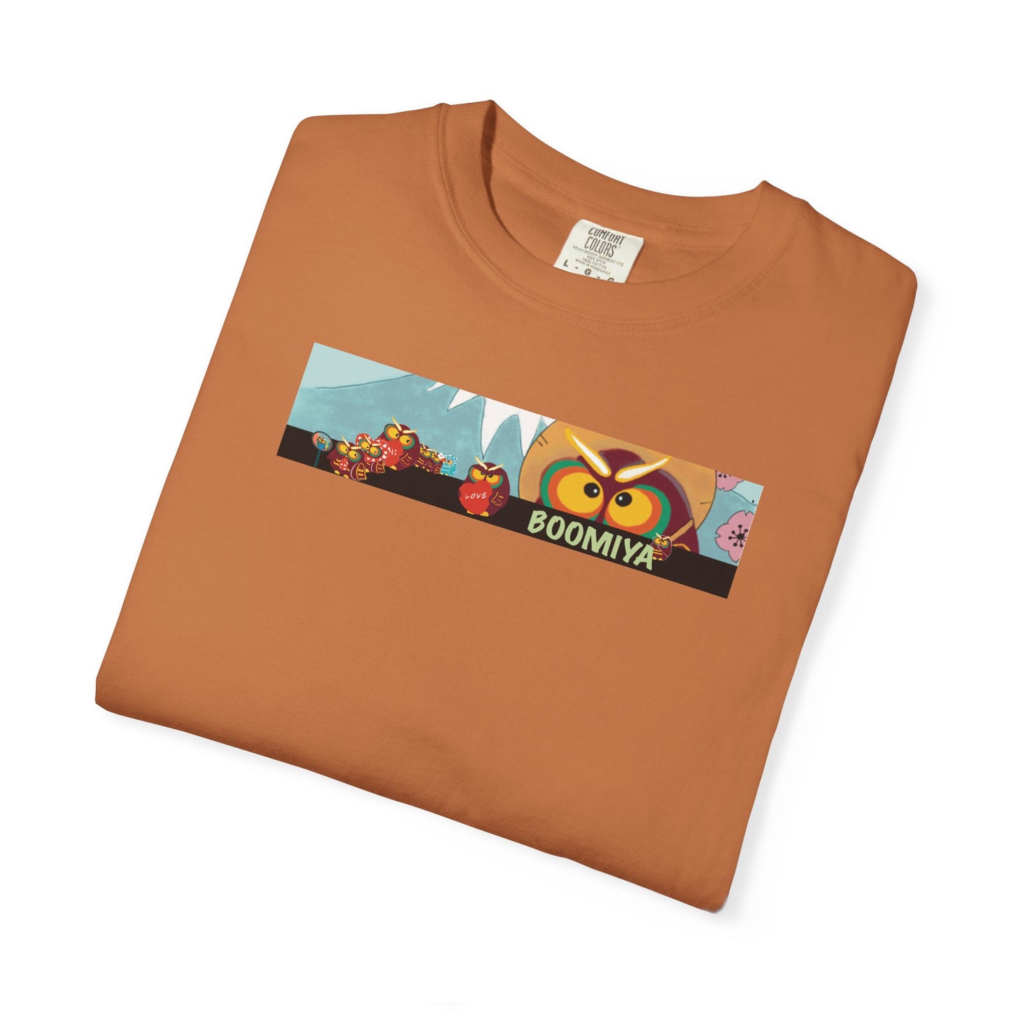 Boomiya Unisex Garment-Dyed T-shirt - Fun & Playful Graphic Tee