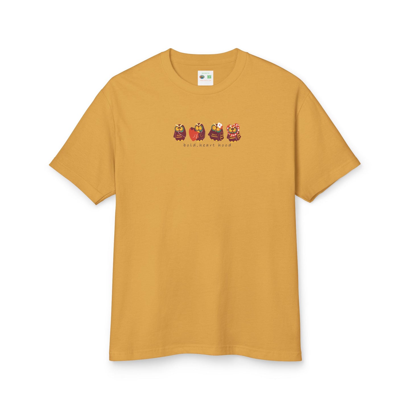 Unisex Vintage Love Colorado Tee - Heavyweight Cotton Shirt with Cute Bear Design