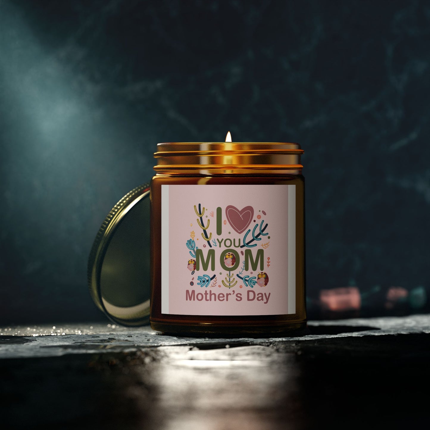 Scented Candle - I ❤️ Mom | Mother's Day Gift