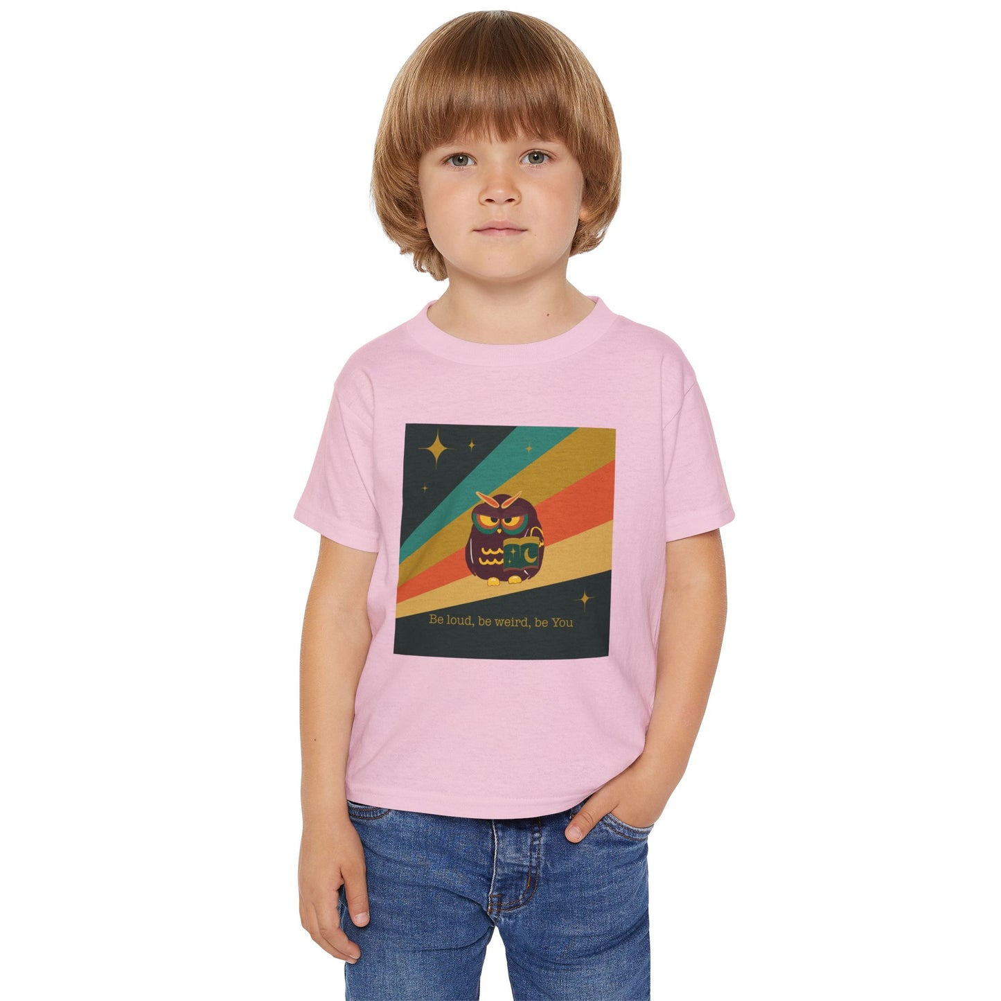 Be Loud, Be Weird Toddler T-Shirt - Fun & Playful Kids Tee