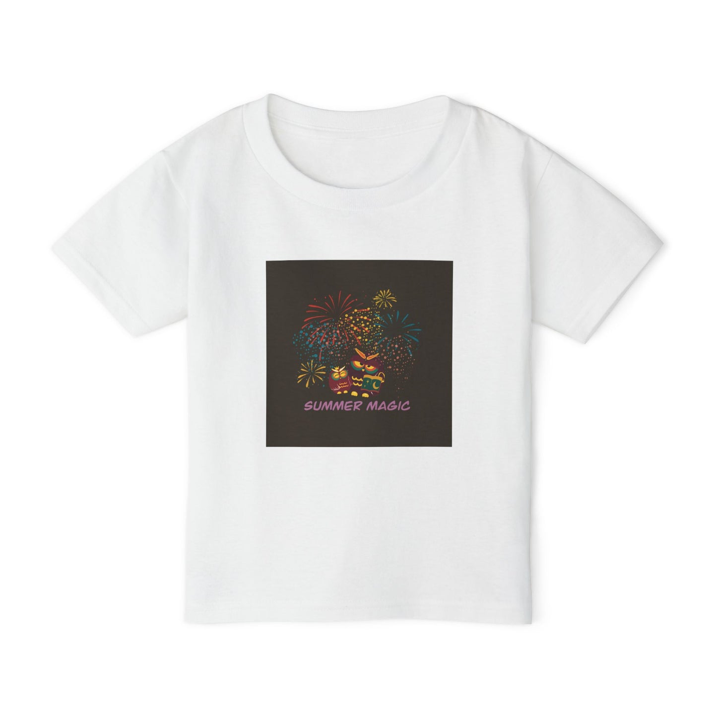 Summer Magic Toddler T-Shirt, Cute Summer Tee, Kids Fireworks Shirt, Children's Holiday Top, Fun Summer Apparel