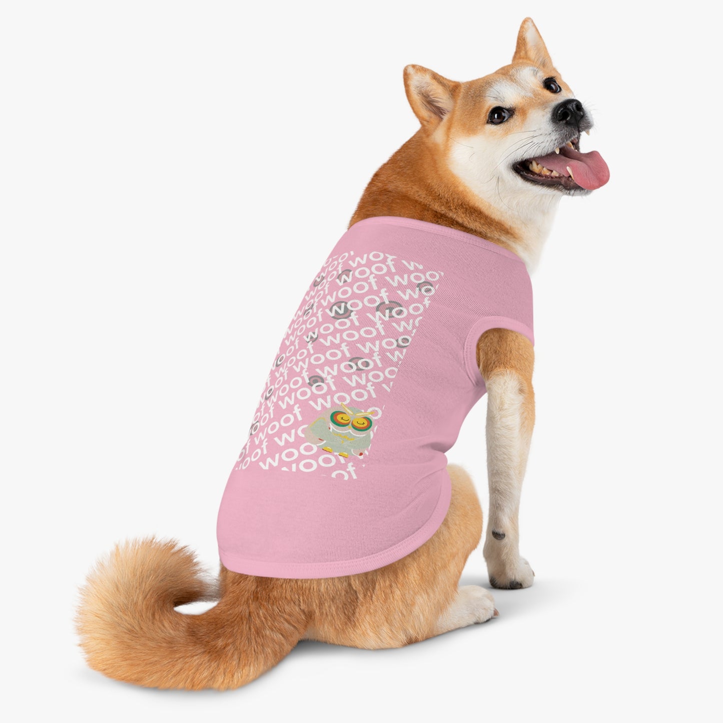 Woof Stylish Pet Tank Top | Cute Dog Apparel, Pet Clothing, Summer Dog Wear, Dog Lovers Gift, Funny Pet Tank