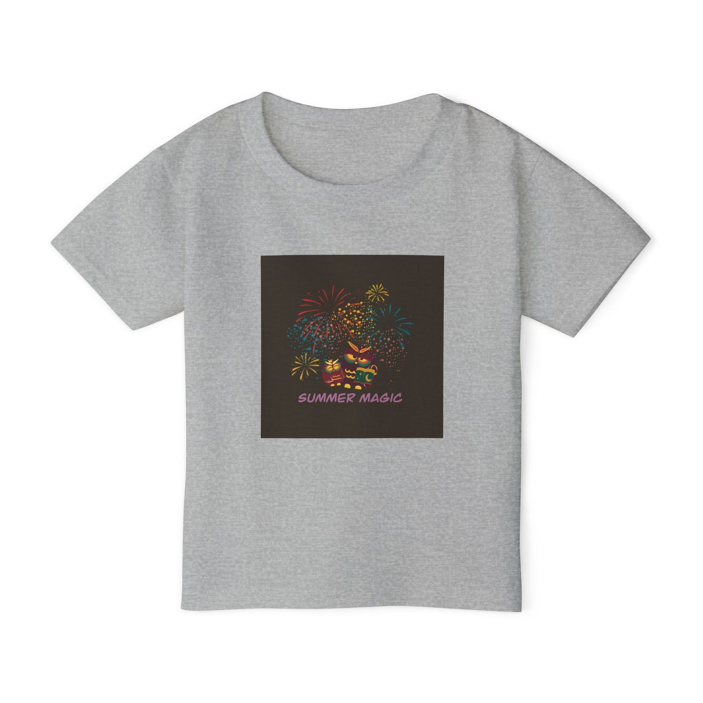 Summer Magic Toddler T-Shirt, Cute Summer Tee, Kids Fireworks Shirt, Children's Holiday Top, Fun Summer Apparel