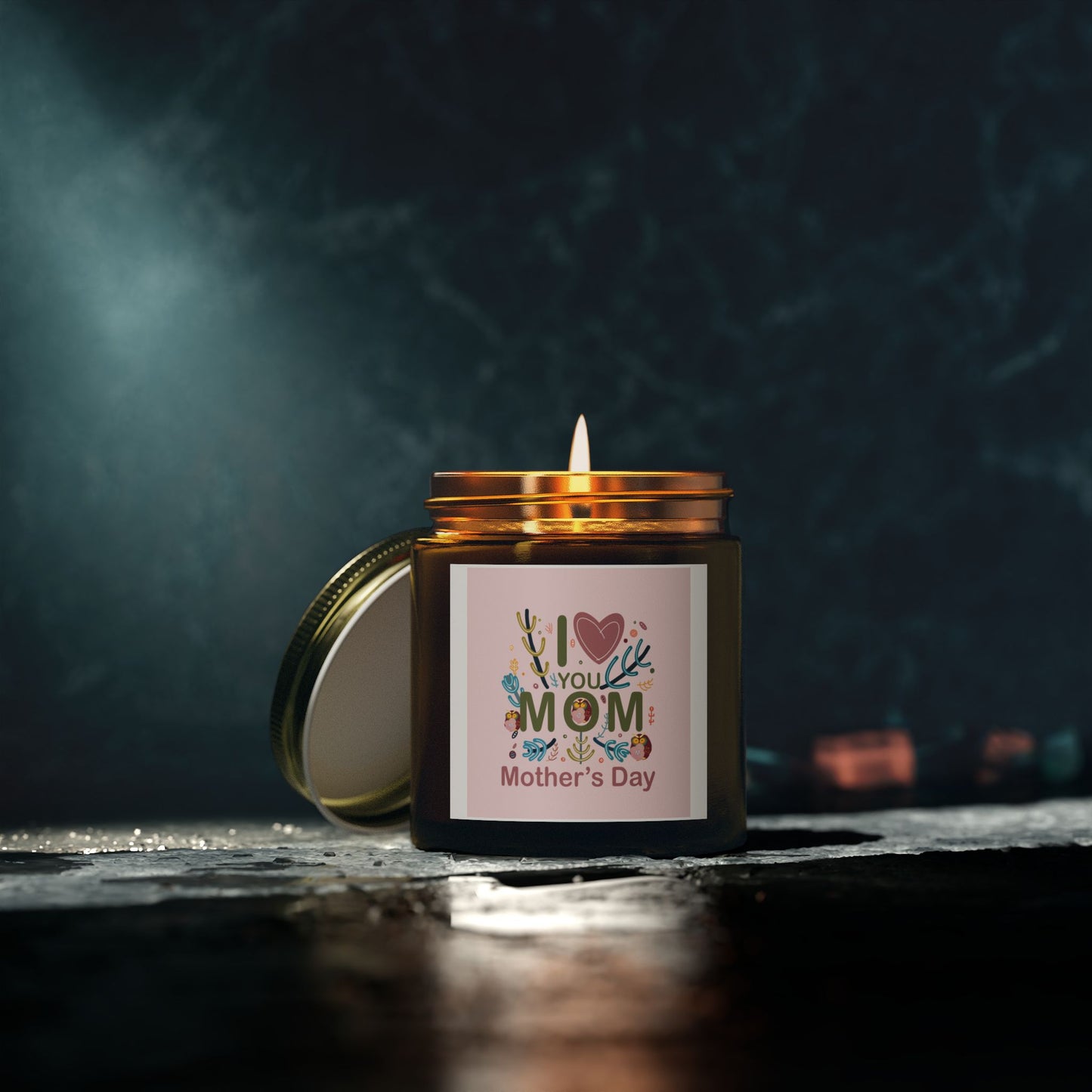 Scented Candle - I ❤️ Mom | Mother's Day Gift
