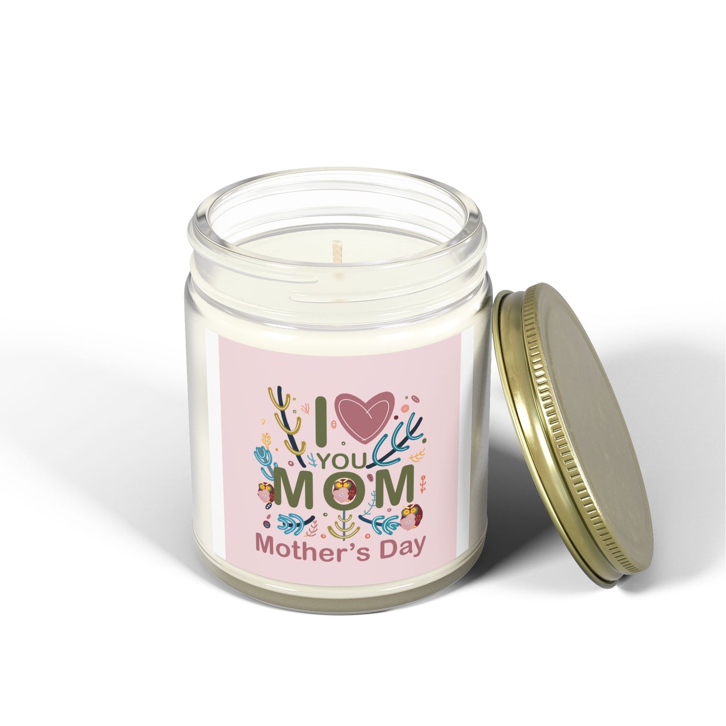 Scented Candle - I ❤️ Mom | Mother's Day Gift
