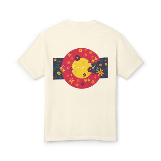 Colorful Floral Graphic Tee for Nature Lovers | Eco-Friendly Unisex T-Shirt | Summer Style, Gift for Friends, Eco-Conscious Fashion