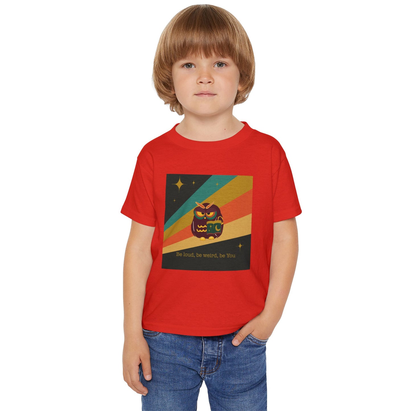 Be Loud, Be Weird Toddler T-Shirt - Fun & Playful Kids Tee