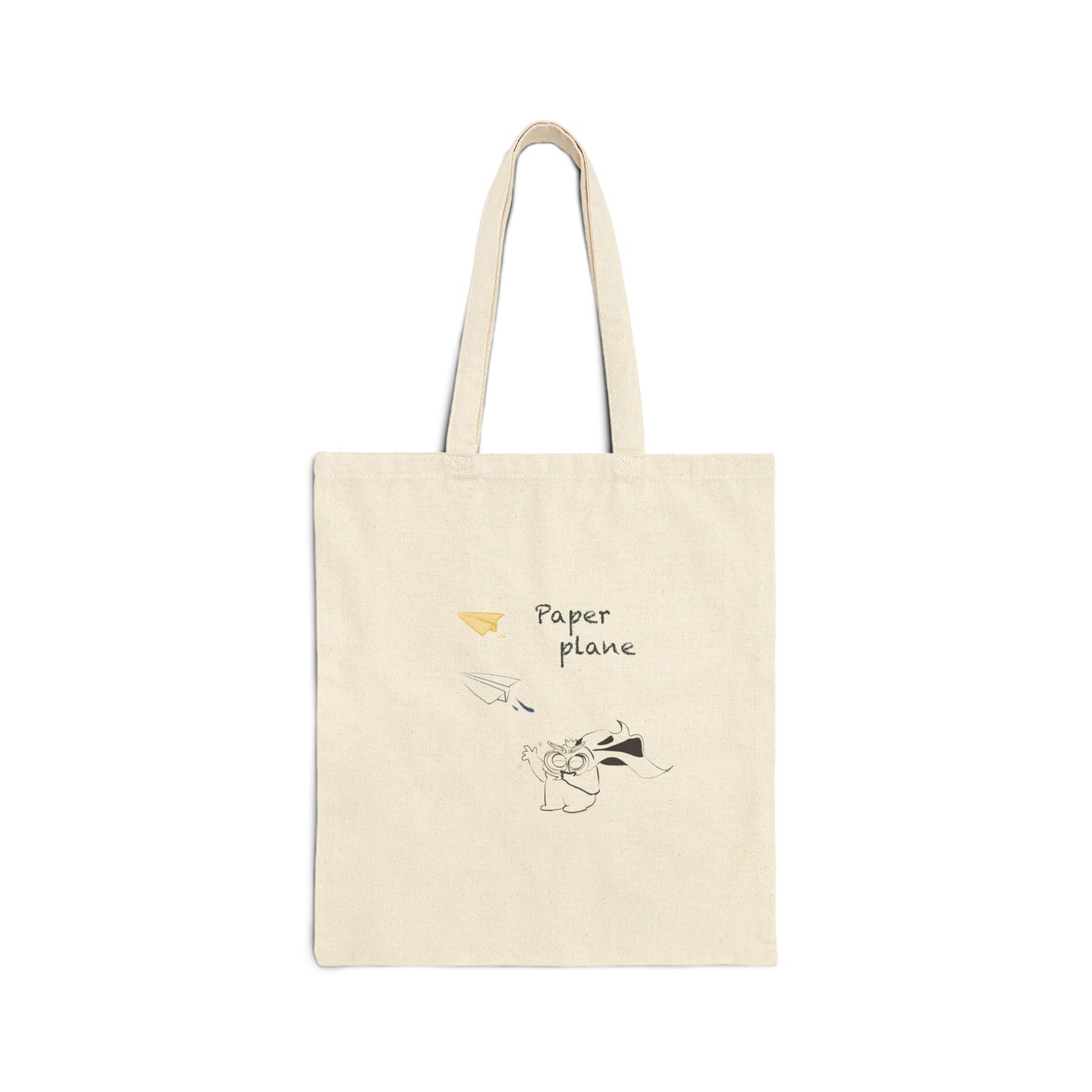 Paper Plane Tomo Tote Bag | Soft Minimal Canvas Bag | Gentle Day Collection