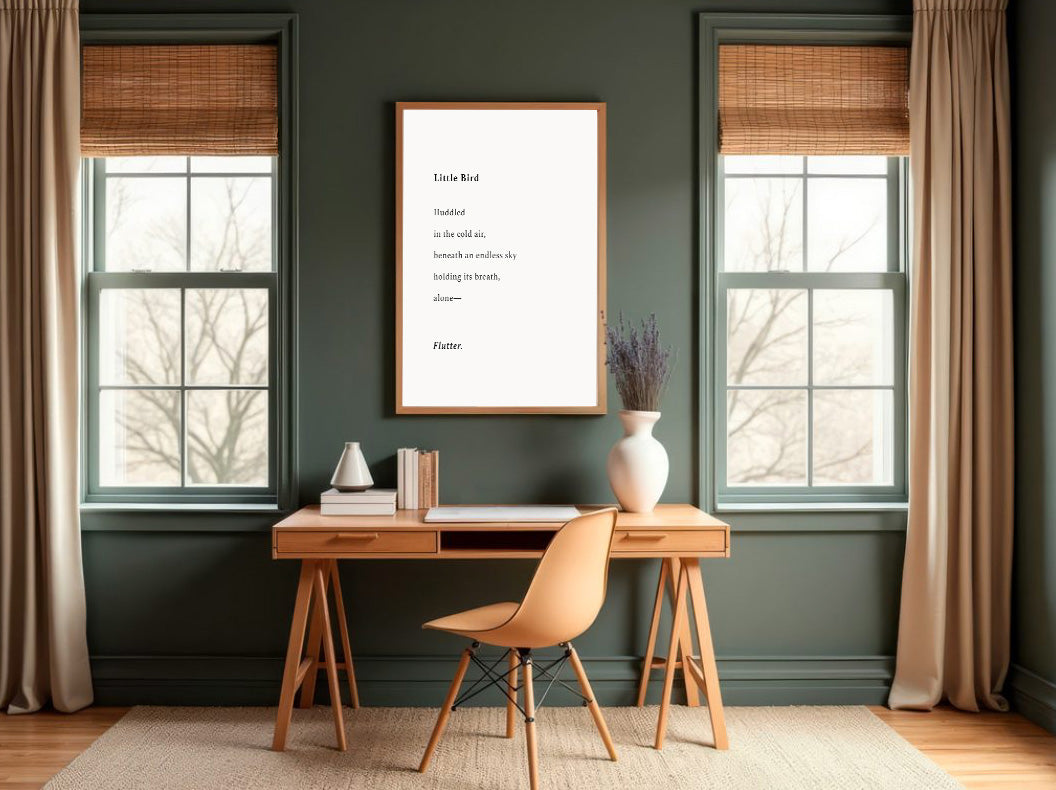 Little Bird | Series 3 | Minimal Poetry Poster | Digital Download
