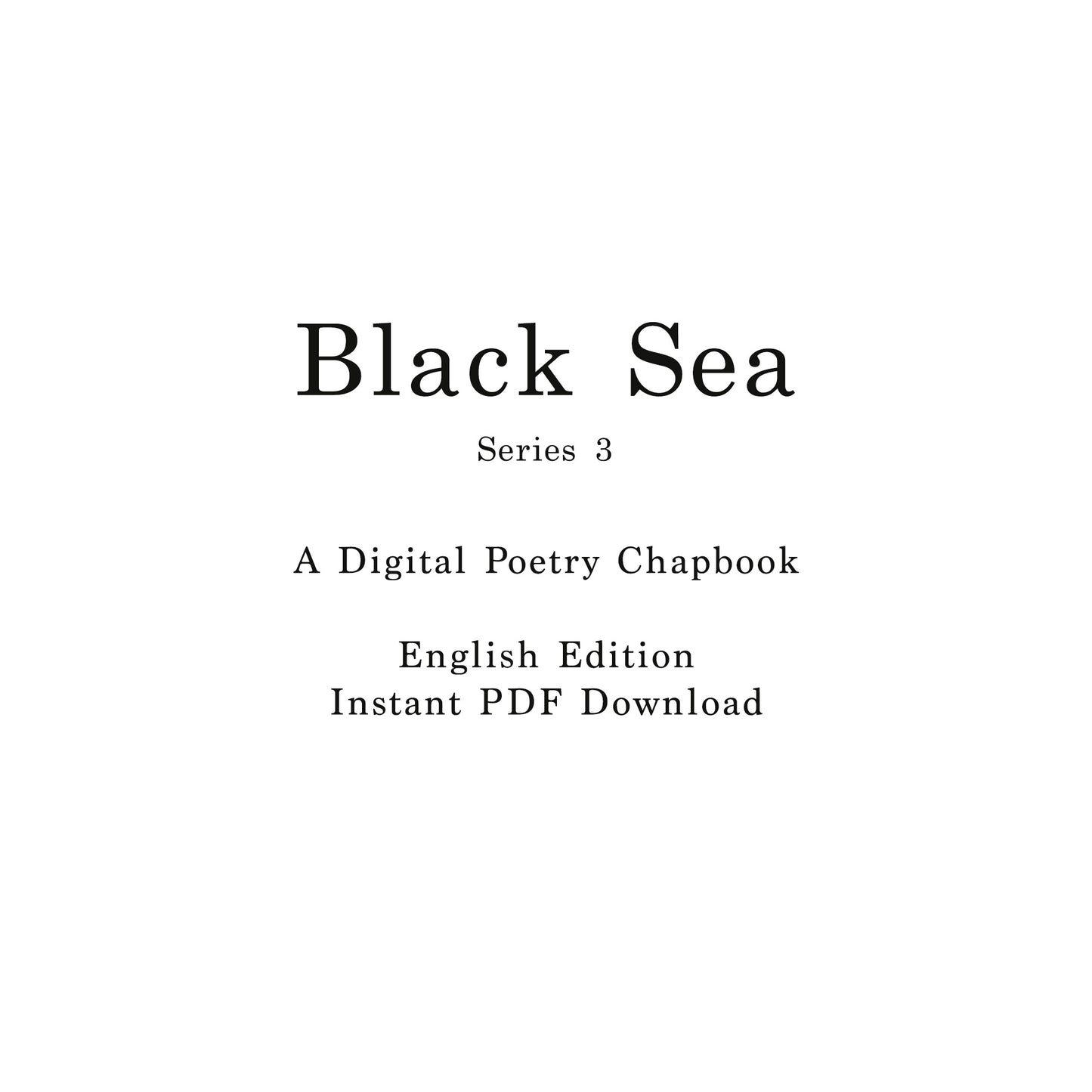 Series 3 | English Poetry Collection | Digital Book