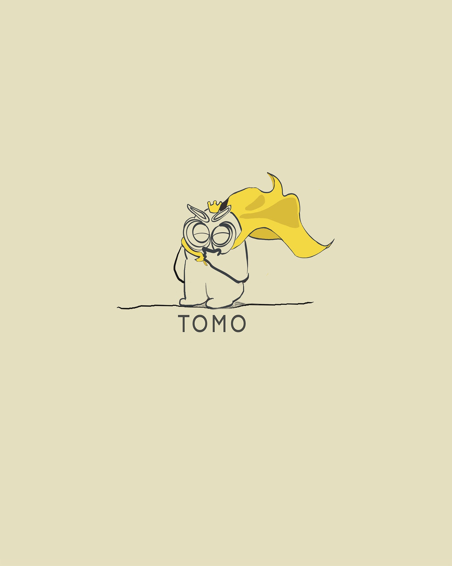 Tomo| Quiet Owl Digital Poster