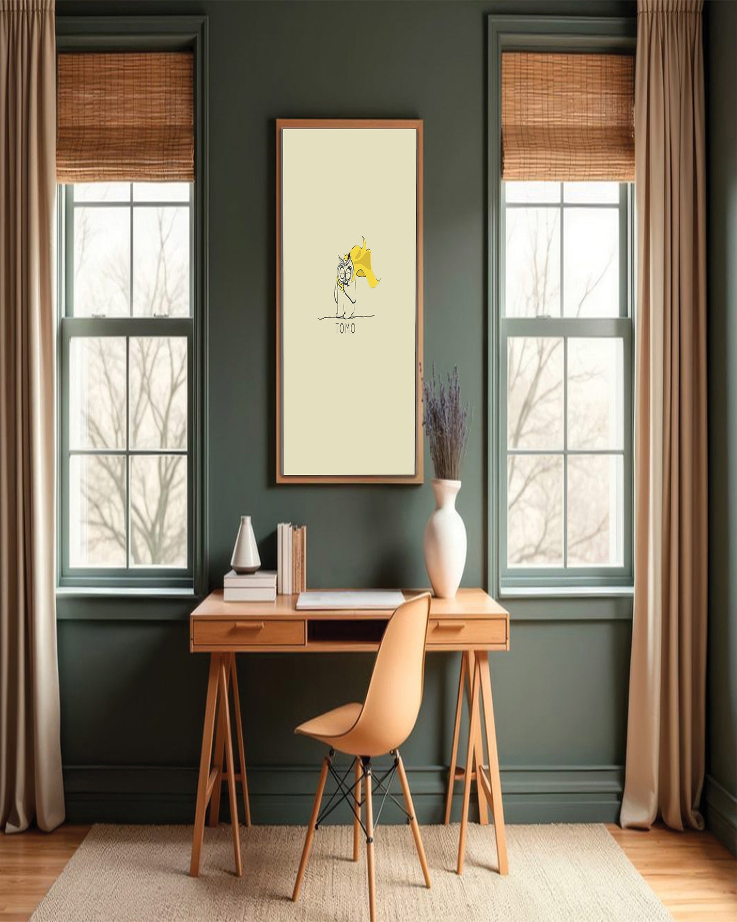 Tomo| Quiet Owl Digital Poster