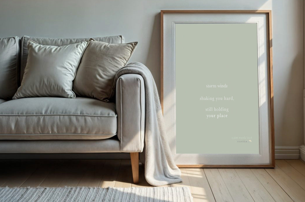 Tree, Tree. | Boomiya Minimal Poetry Print