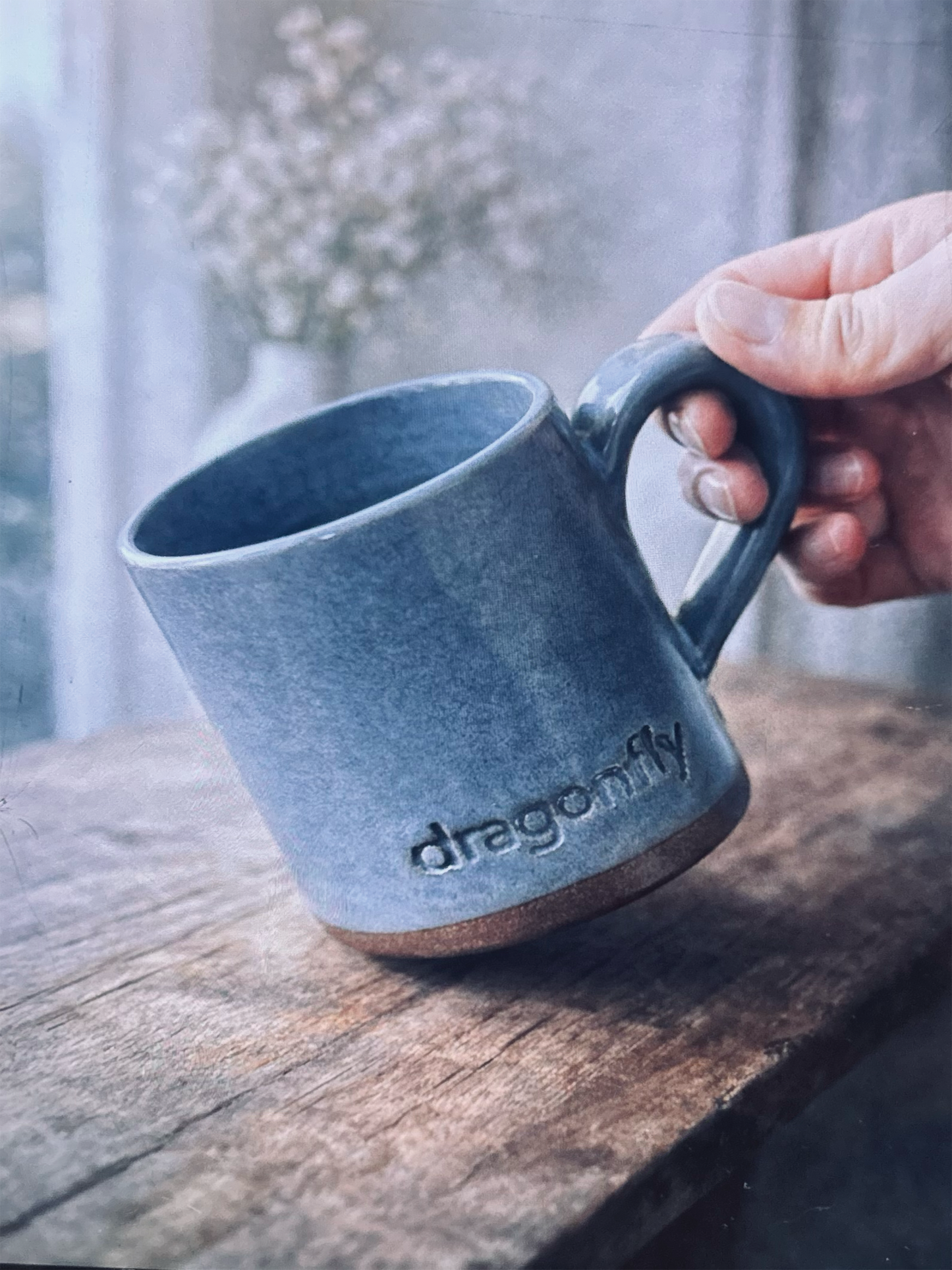 Dragonfly Mug- Handmade Ceramic Mug
