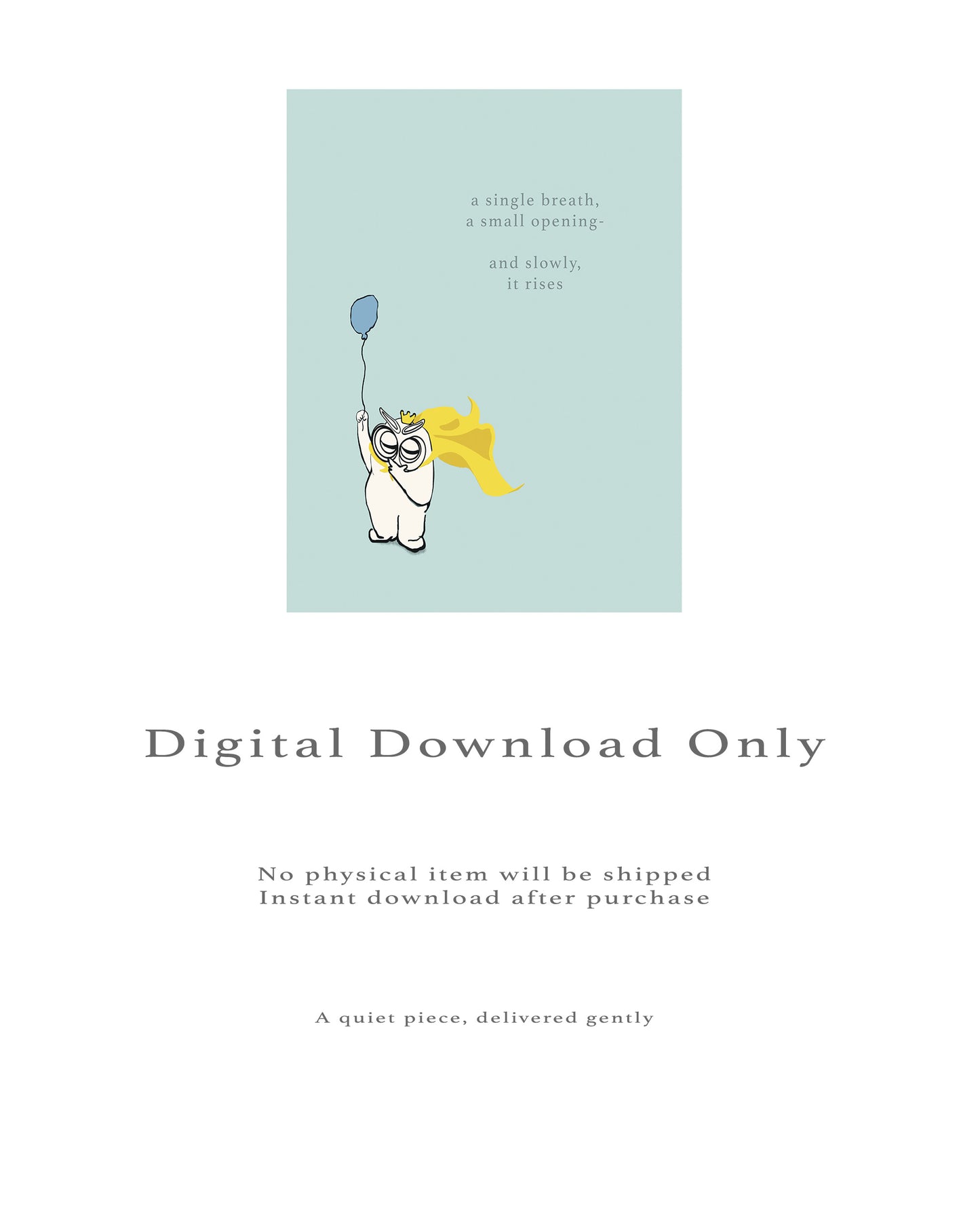 Rubber Balloon  | Digital Download